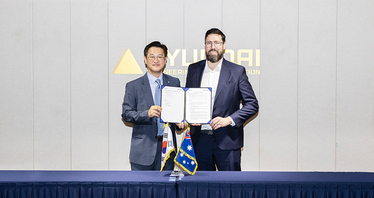 MOU signing between Hyundai E&C and AusNet MOU signing between Hyundai E&C and AusNet